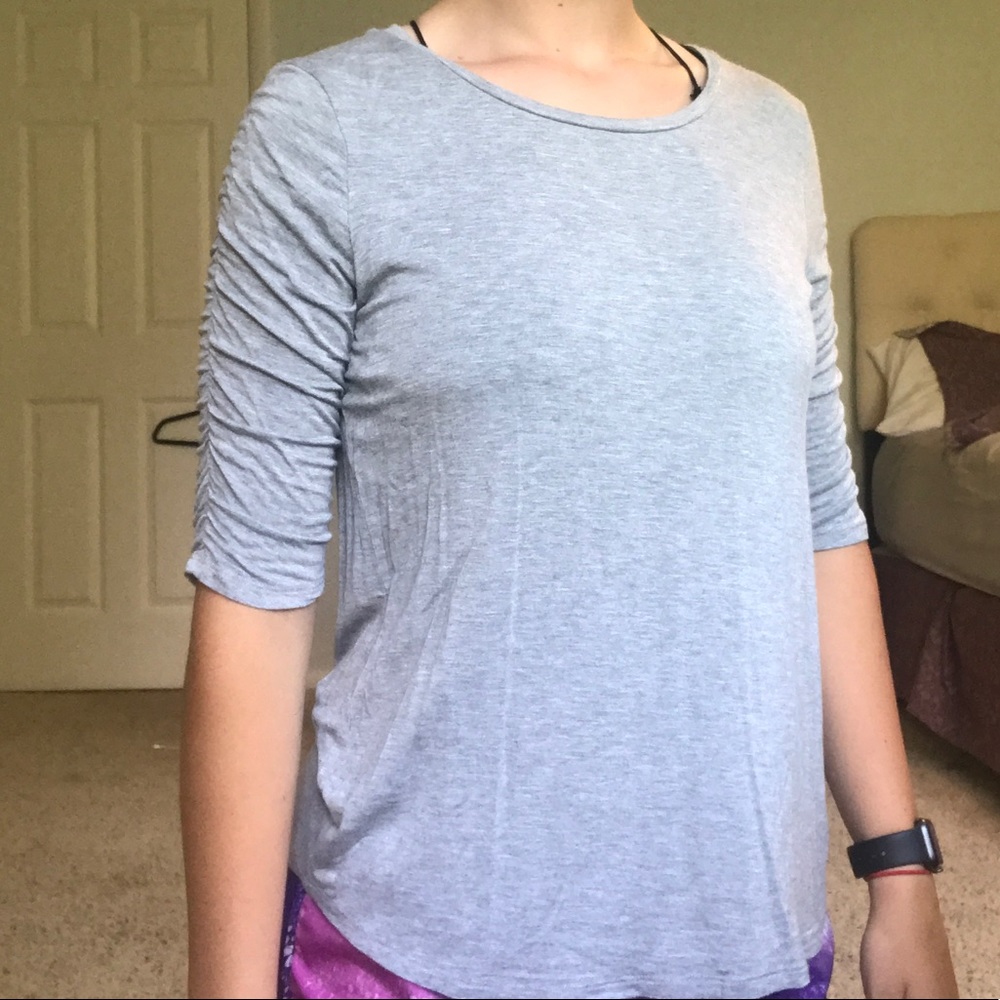Retrology Women’s Cropped Sleeved Long-sleeve Tee